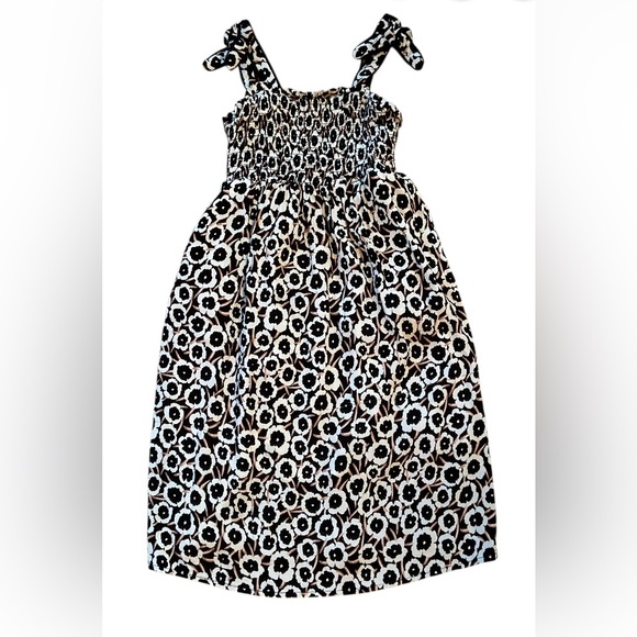Diane Von Furstenberg Black and White Floral Kids Dress - Picture 1 of 7